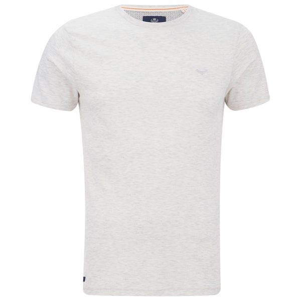 T-Shirt Homme Threadbare William - Blanc Cassé