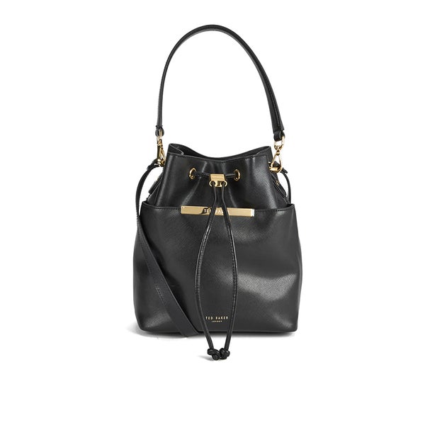 Ted Baker Women's Adrene Large Metal Bar Bucket Bag - Black