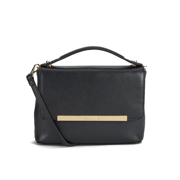 Ted Baker Women's Irena Pop Up Handle Leather Crossbody Bag - Black