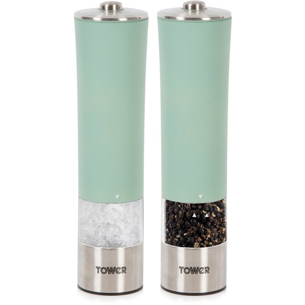 Tower IDT81601 Electric Salt & Pepper Mill - Seafoam