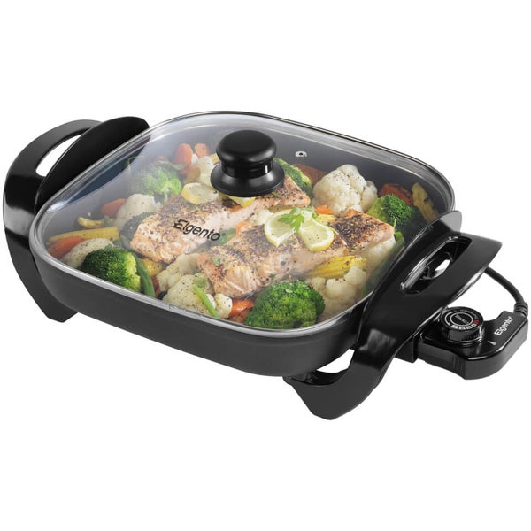 Elgento E14024 Electric Frying Pan Black 30cm IWOOT UK