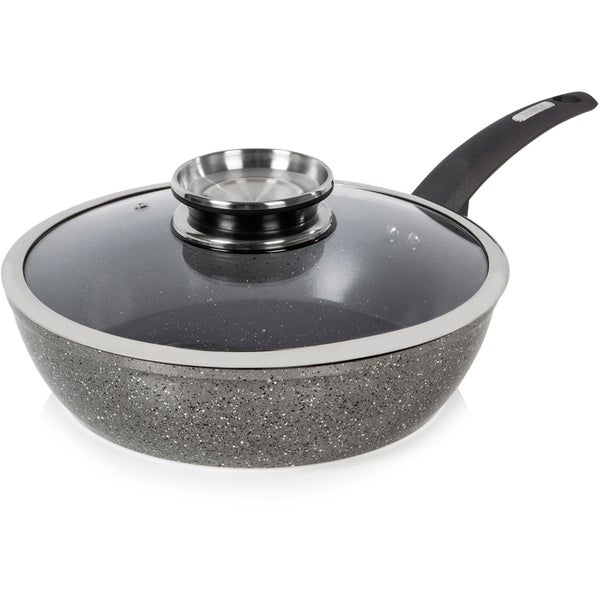 Tower T81202 Forged Saute Pan with Cerastone Coating - Graphite - 28cm