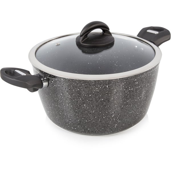 Tower T81272 Forged Casserole Dish - Graphite - 24cm