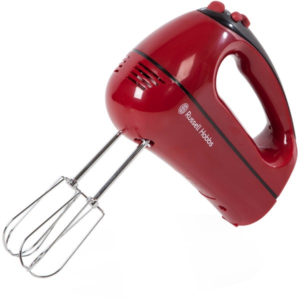 Russell Hobbs 18966 Rosso Hand Mixer - Red - 300W