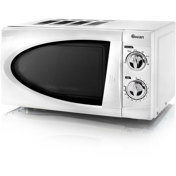 Swan SM3090N Manual Microwave - White - 800W