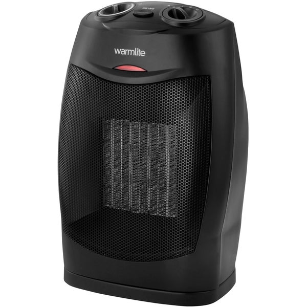 Warmlite WL44005 Ceramic Fan Heater - Black - 1500W