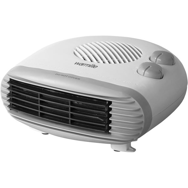 Warmlite WL44004 Flat Fan Heater - White - 2000W
