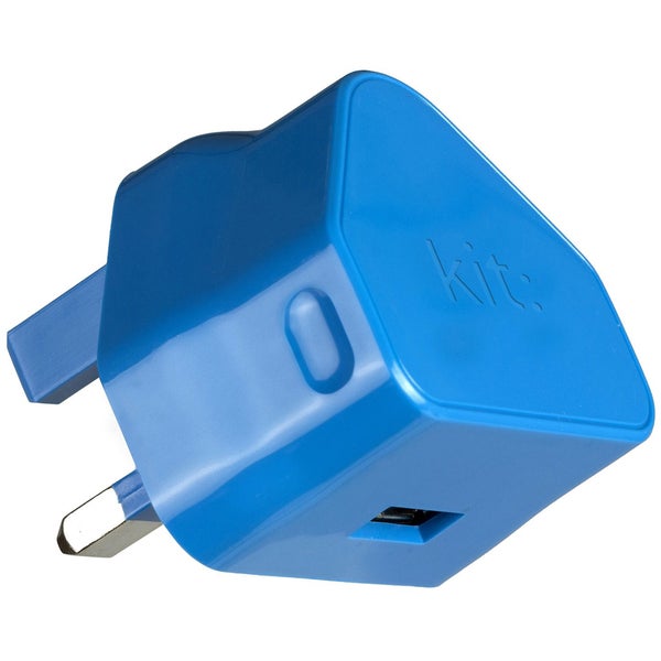 Kit USB 2.1A Eco Mains Charger - Blue