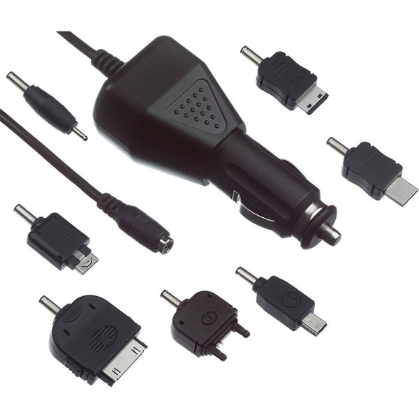 Kit Universal In-Car Charger for Smartphone - Black