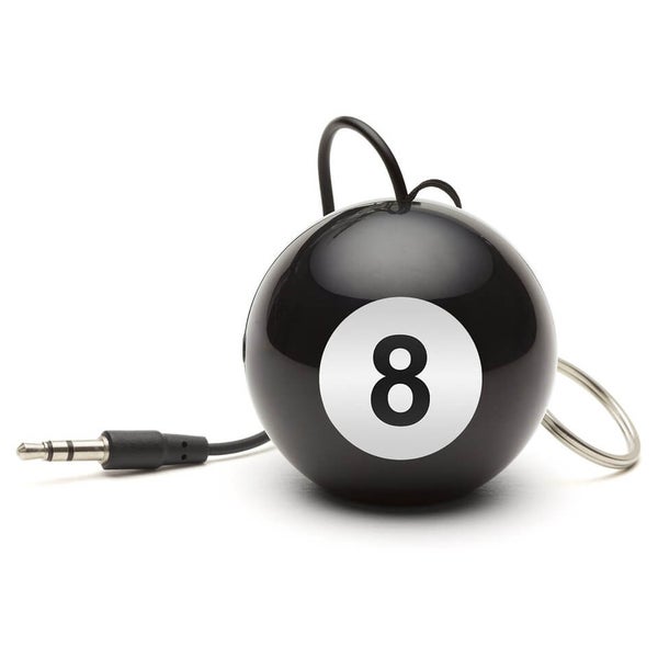 KitSound Mini Buddy Magic 8 Ball Portable Speaker - Black