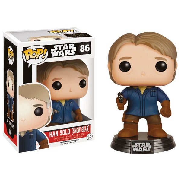 Star Wars The Force Awakens Han Solo Snow Gear Pop! Vinyl Bobble Head