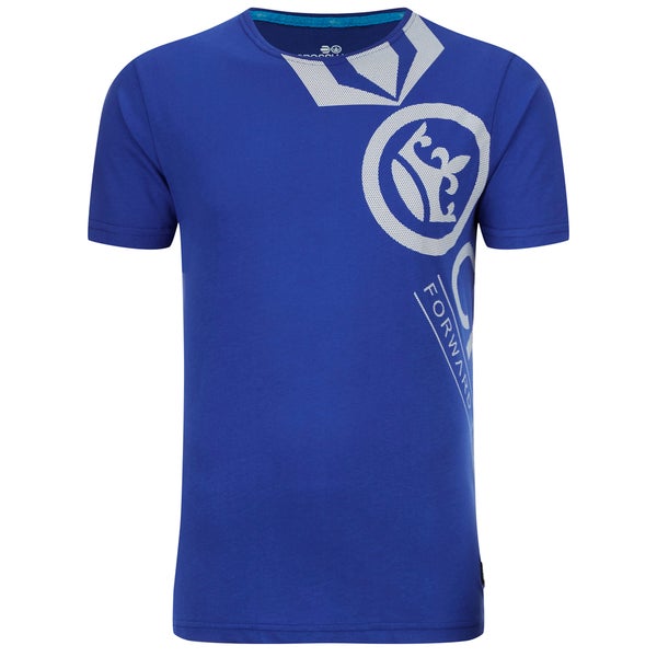T-Shirt Crosshatch "Pacific" -Homme -Bleu