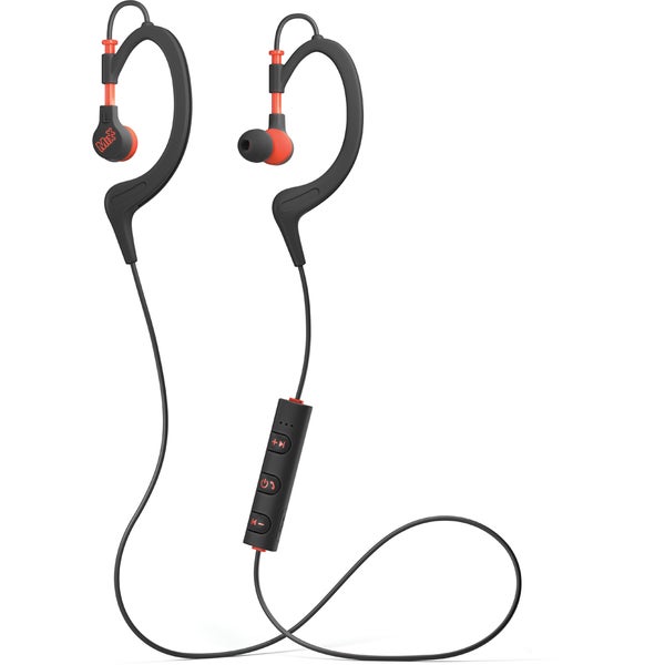 Mixx Secure Fit 1 Bluetooth Sports Earphones Including Mic & In-Line Remote - Black