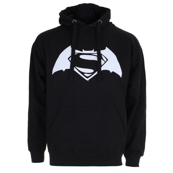 Sweat à Capuche Homme - DC Comics Logo Batman v Superman - Noir