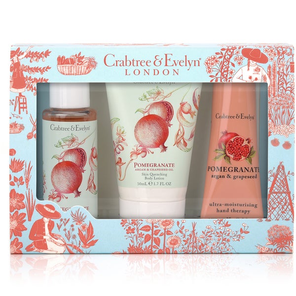 Crabtree & Evelyn Pomegranate, Argan & Grapeseed petits luxes