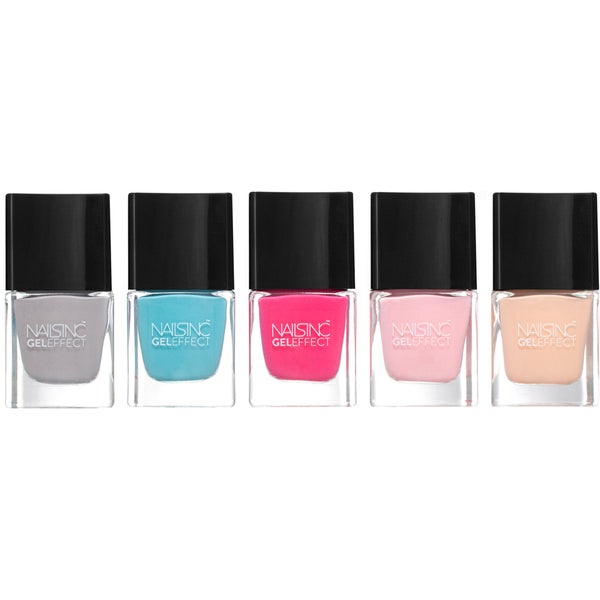 nails inc. Coconut Bright Spring Summer Gel Effect Nail Varnish Collection