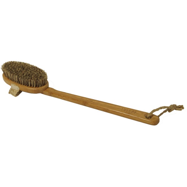 Hydrea London Bamboo Bath Brush with Mane and Cactus