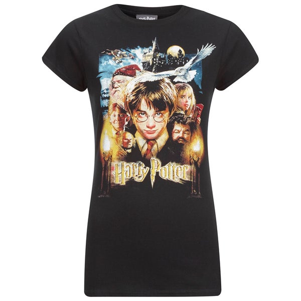T-Shirt Femme Harry Potter - Harry Potter À l'École des Sorciers - Noir