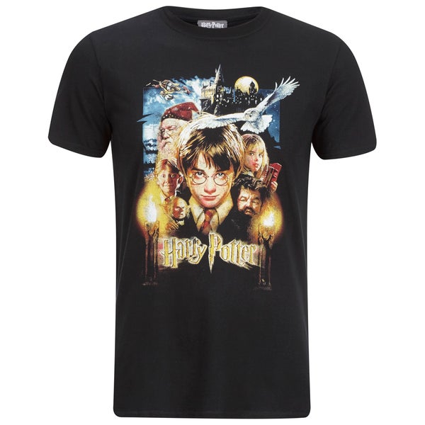 T-Shirt Homme Harry Potter - Harry Potter À l'École des Sorciers - Noir