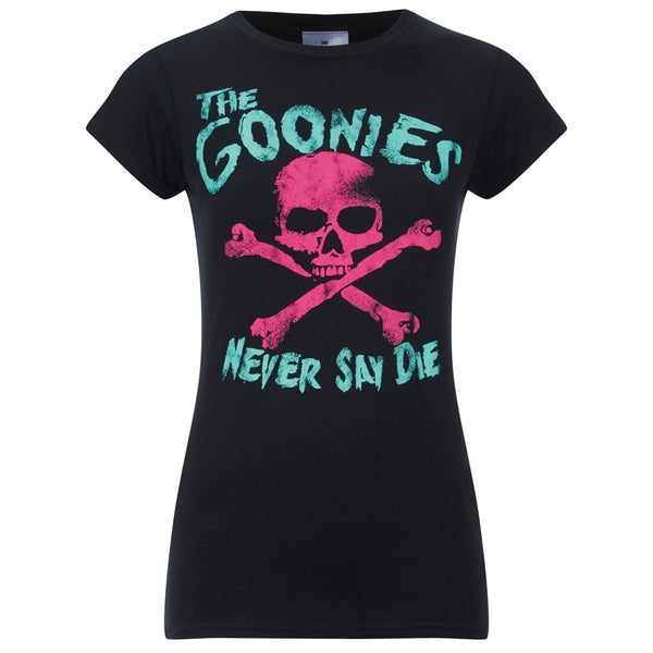 Goonies Skull Dames T-Shirt - Zwart