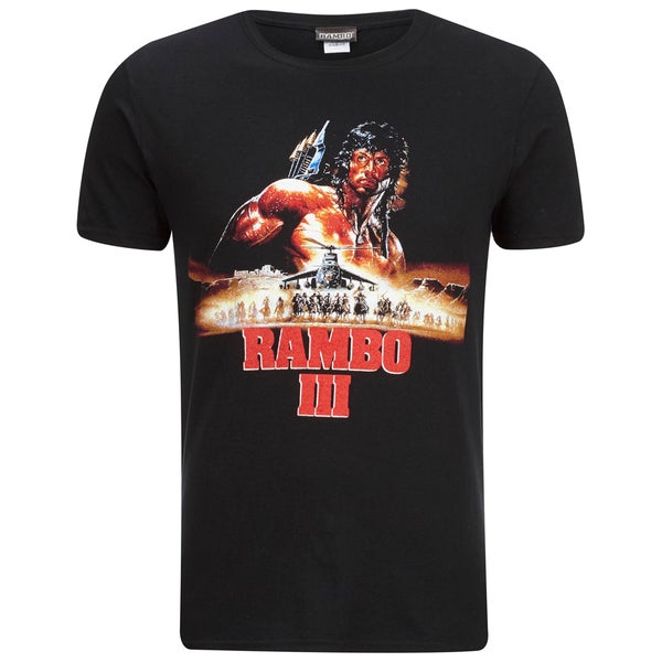 Rambo 3 Herren T-Shirt - Schwarz