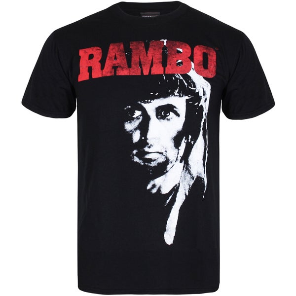 Rambo 2 Heren T-Shirt - Zwart