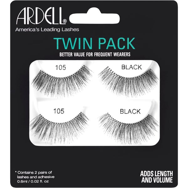 Двойная упаковка ресниц Ardell 105 Lashes Twin Pack