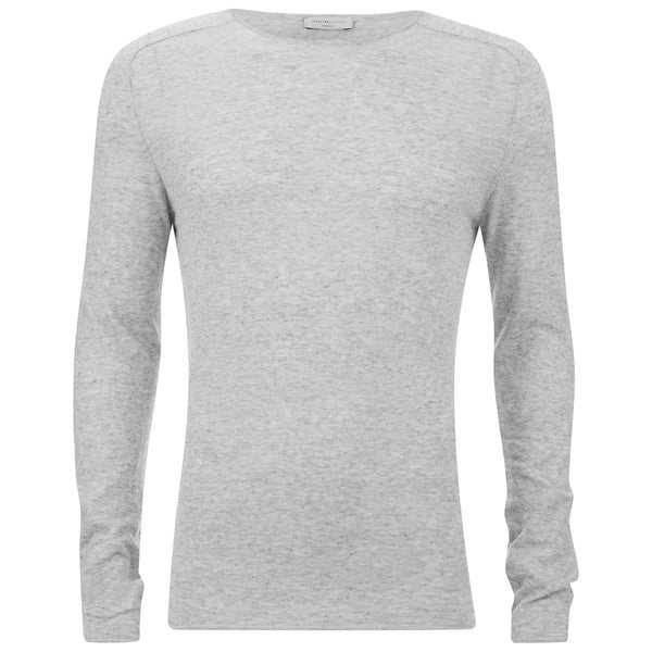Selected Homme Men's Denton Crew Neck Sweatshirt - Light Grey Melange
