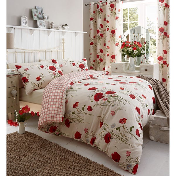 Catherine Lansfield Wild Poppy Bedding Set - Multi