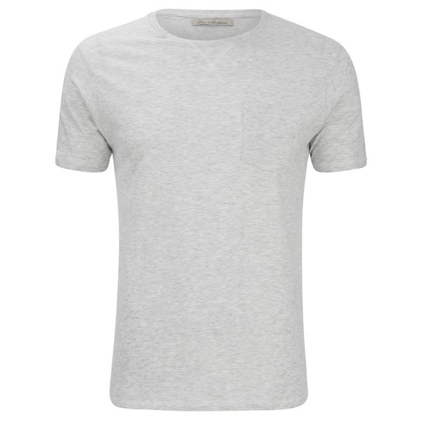 T-Shirt Homme Brave Soul Arkham Pocket -Blanc