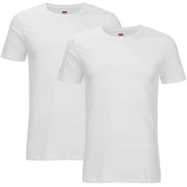 Lot de 2 T-Shirts Hommes Col Rond Levi's -Blanc