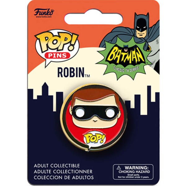 DC Comics Batman Classic 1966 Robin Pop! Pin Badge
