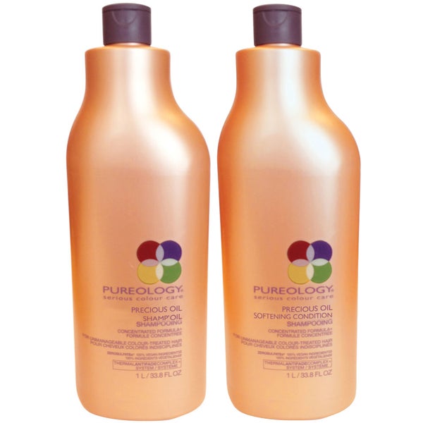 Pureology Precious Oil Shampoo e Conditioner (1000 ml)