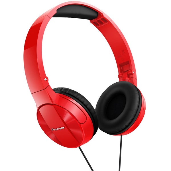 Pioneer SE-MJ503 Foldable DJ Style Headphones - Red