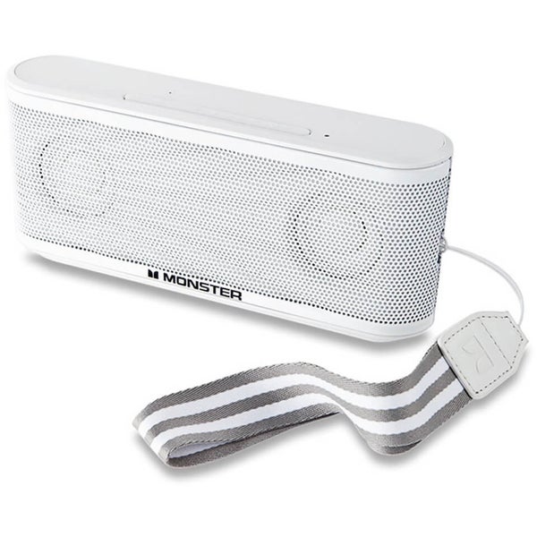 Monster Micro Clarity Portable Bluetooth Speaker - White