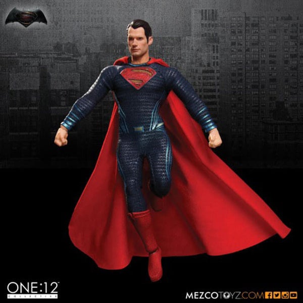 Mezco Toys DC Comics Batman v Superman Dawn of Justice Superman 6 inch Figure