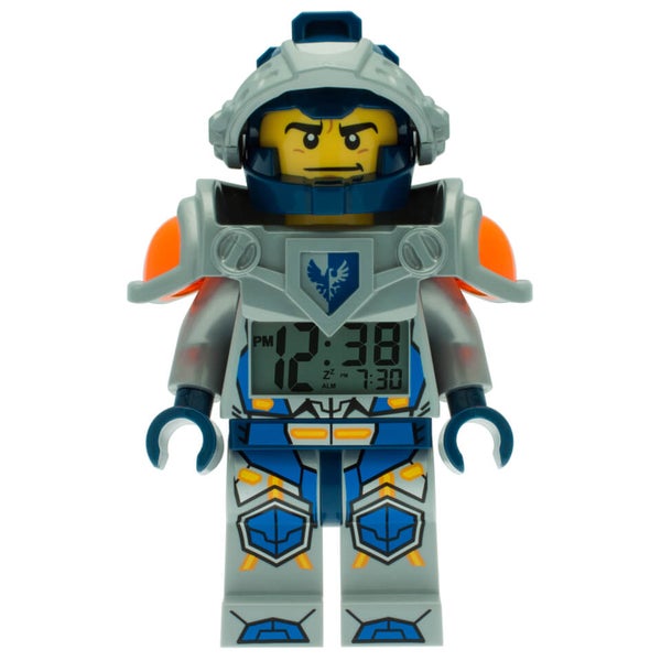 LEGO ® Nexo Knights Clay Minifiguren-Uhr mit Wecker