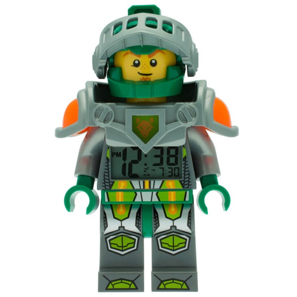 LEGO ® Nexo Knights Aaron Minifiguren-Uhr mit Wecker