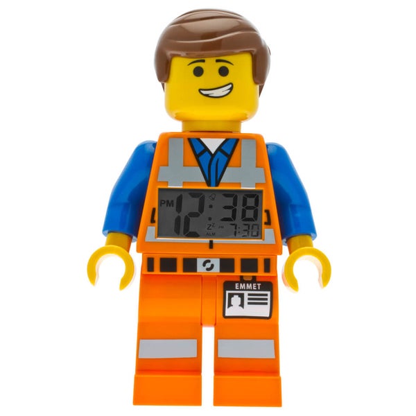 LEGO Movie Emmet Mini Figure Clock