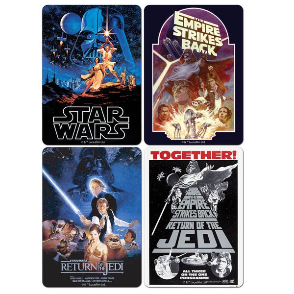Star Wars Film Poster Coasters (Set of 4)