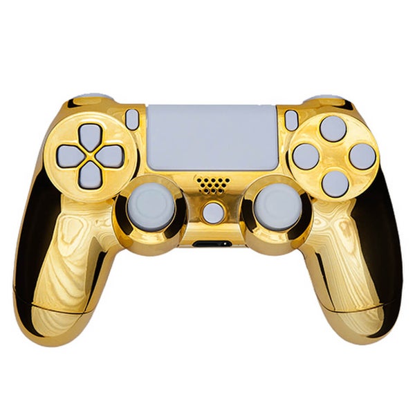 PlayStation DualShock 4 Custom Controller - Gold & White