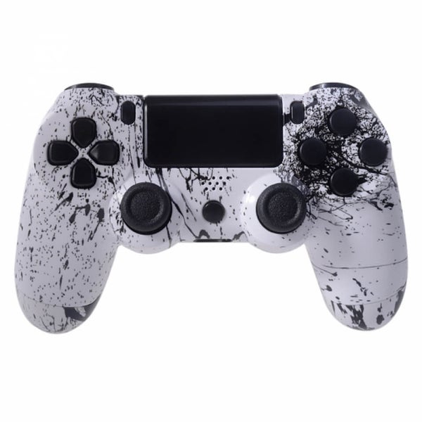 PlayStation DualShock 4 Custom Controller - White Splatter