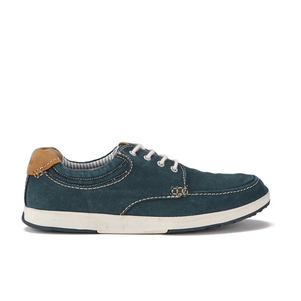 Clarks Men's Norwin Vibe Canvas Boat Shoes - Navy