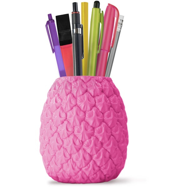 Seriously Tropical Pineapple Pen Pot - Pink