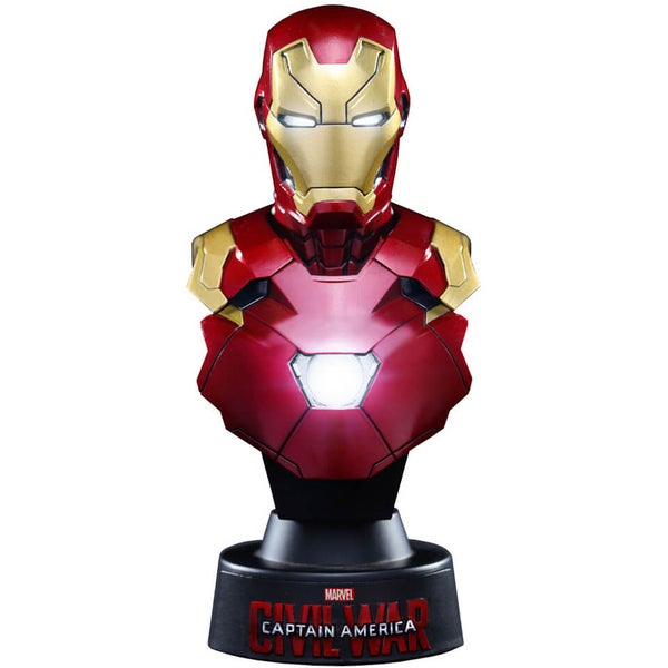 Hot Toys Marvel Captain America Civil War Iron Man Mark XLVI 4 Inch Bust