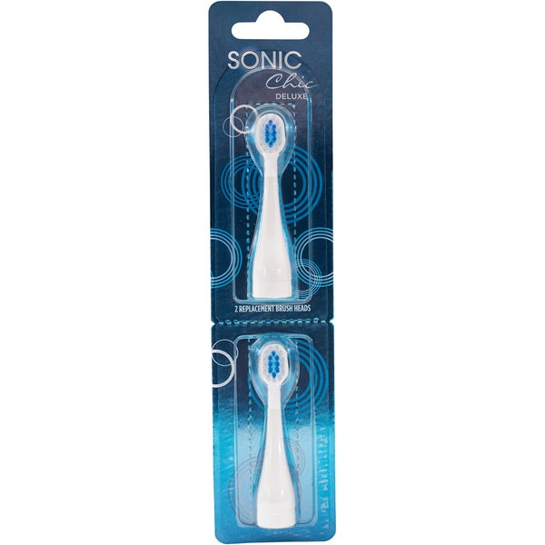 Sonic Chic DELUXE Austauschköpfe für elektrische Zahnbürste 