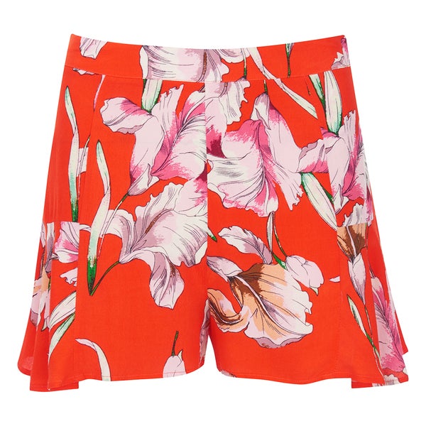 MINKPINK Women's "Tangerine Dream" Ruffle Hem Shorts - Multi