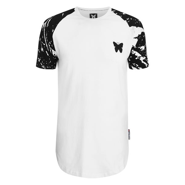 T -Shirt Good For Nothing pour Homme Distortion -Blanc