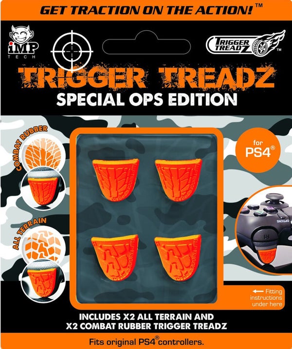 Grips de pouce Trigger TreadZ Special Ops Edition 4 Pack 