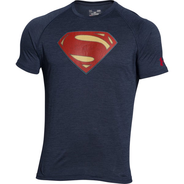 Under Armour Men's Transform Yourself Superman T-Shirt - Navy Blue